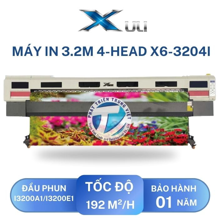 Máy In Bạt 3.2M 4-Head X6-3204I